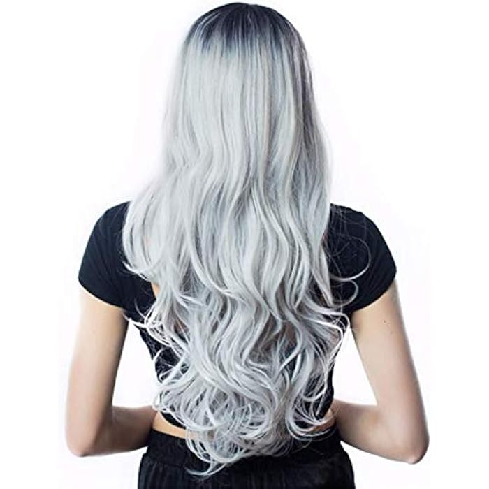 DILLARDS European And American Cos Wig Female Gradient Long Curly Hair Hood Ebay Aliex - Image 4